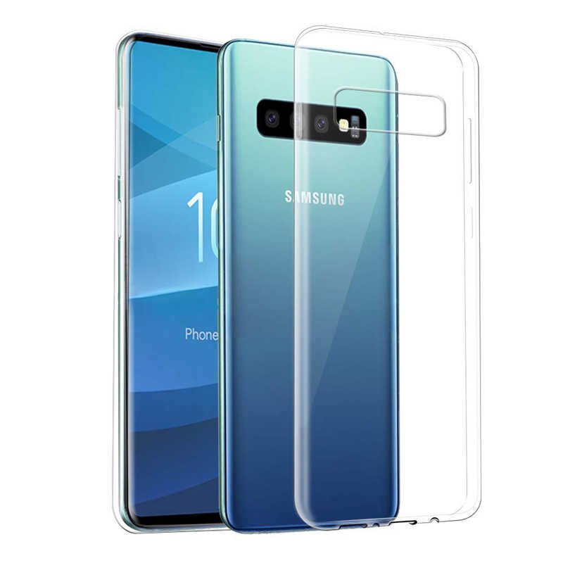 Samsung Galaxy S10 Kılıf HEPTEKİLETİŞİM Ultra İnce Silikon Kapak 0.2 mm