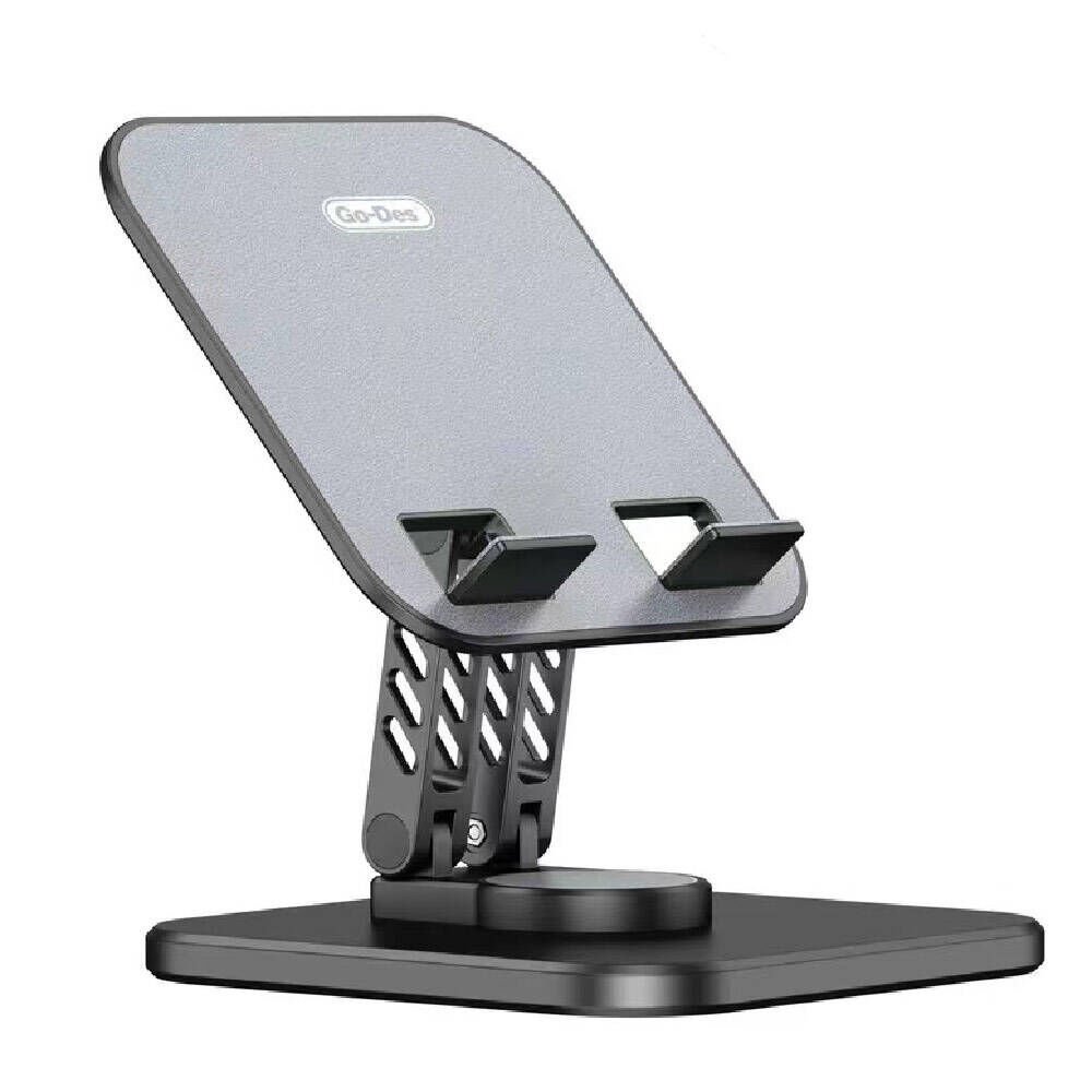 Go Des GD-HD776 Taşınabilir Katlanabilir 360 Dönebilen Metal Telefon ve Tablet Standı