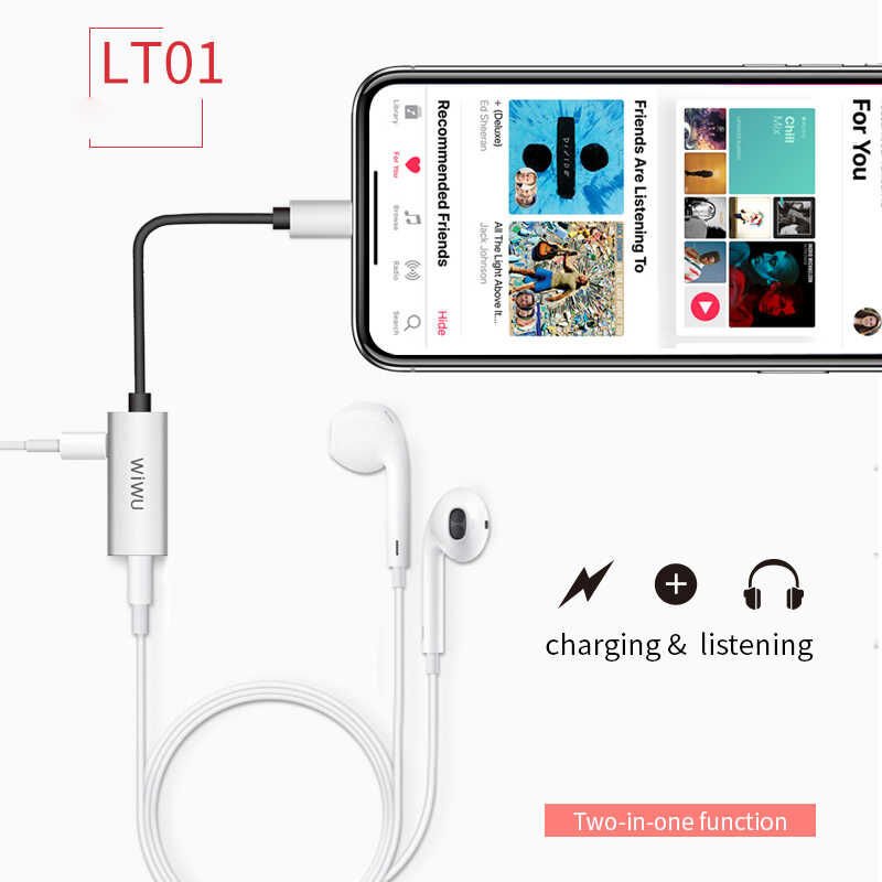 Wiwu LT01 Lightning Ses Adaptörü