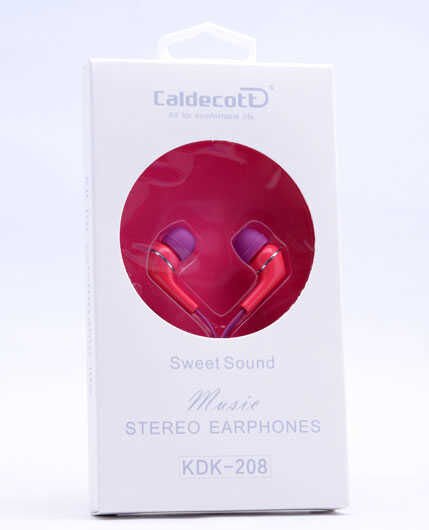 Yüksek Kalite ve Ses Performanslı Kulaklık (Caldecott KDK-208 Mp3 Stereo Kulaklık) Mavi