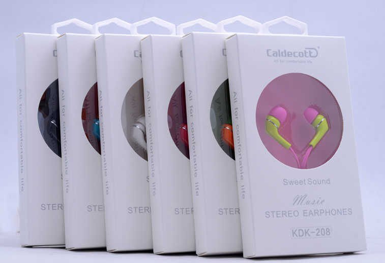 Yüksek Kalite ve Ses Performanslı Kulaklık (Caldecott KDK-208 Mp3 Stereo Kulaklık) Mavi