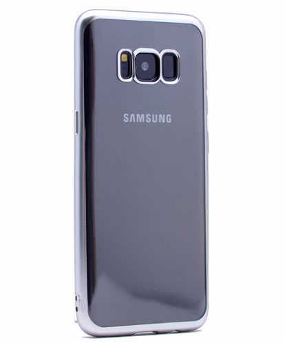 Samsung Galaxy S8 Kılıf HEPTEKİLETİŞİM Lazer Kaplama Silikon