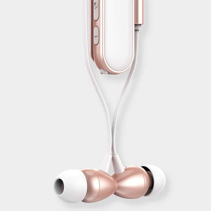 Hafif Portatif Kolayca Katlanıp Taşınabilir Dizayn Kulaklık (Roman J3 Bluetooth Kulaklık) Rose Gold