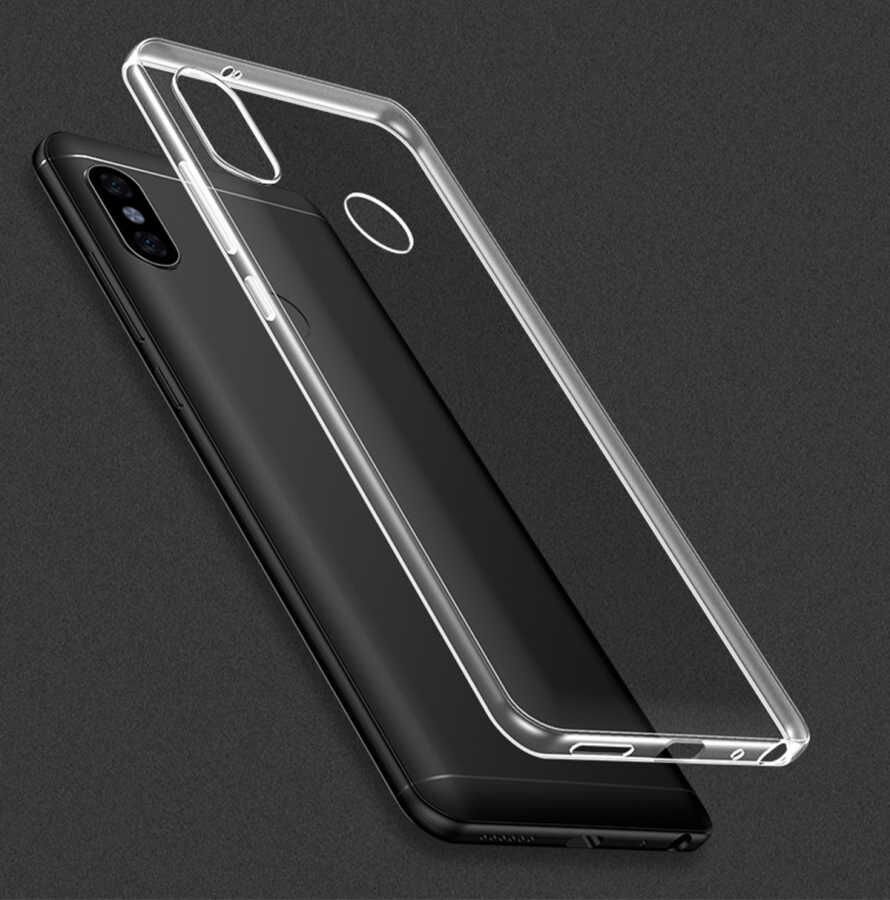 Xiaomi Redmi Note 5 Pro Kılıf HEPTEKİLETİŞİM Ultra İnce Silikon Kapak 0.2 mm