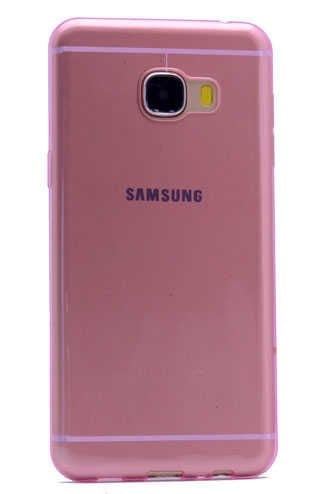 Galaxy C5 Kılıf Zore Ultra İnce Silikon Kapak 0.2 mm