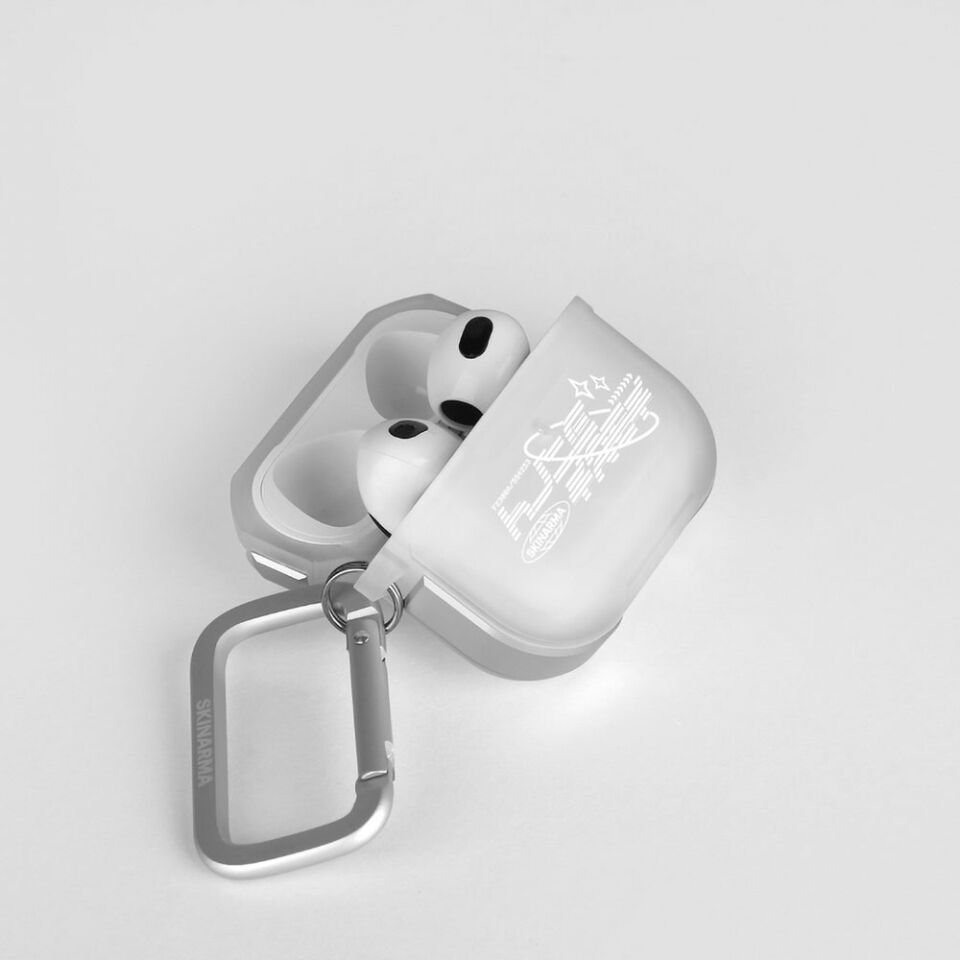 Apple Airpods Pro 2 Kılıf SkinArma Transparan Mat Tasarım Kinzoku Kılıf