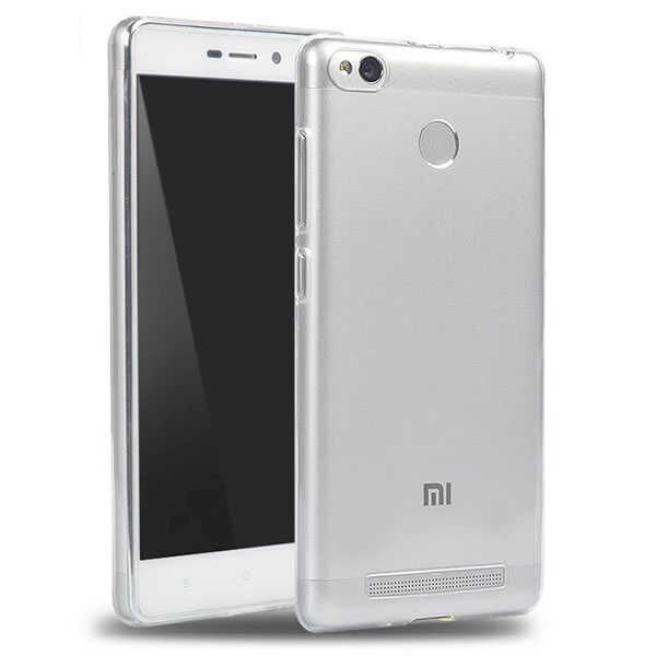 Xiaomi Redmi 3S Kılıf HEPTEKİLETİŞİM Ultra İnce Silikon Kapak 0.2 mm