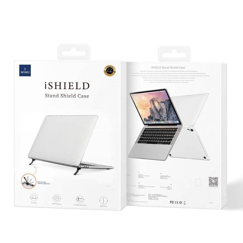 Apple Macbook 13.3'' Air 2020 Wiwu Macbook iShield Standlı Shield Kapak