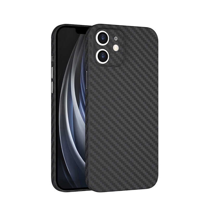 Apple iPhone 12 Kılıf ​​​​​Wiwu Skin Carbon PP Kapak