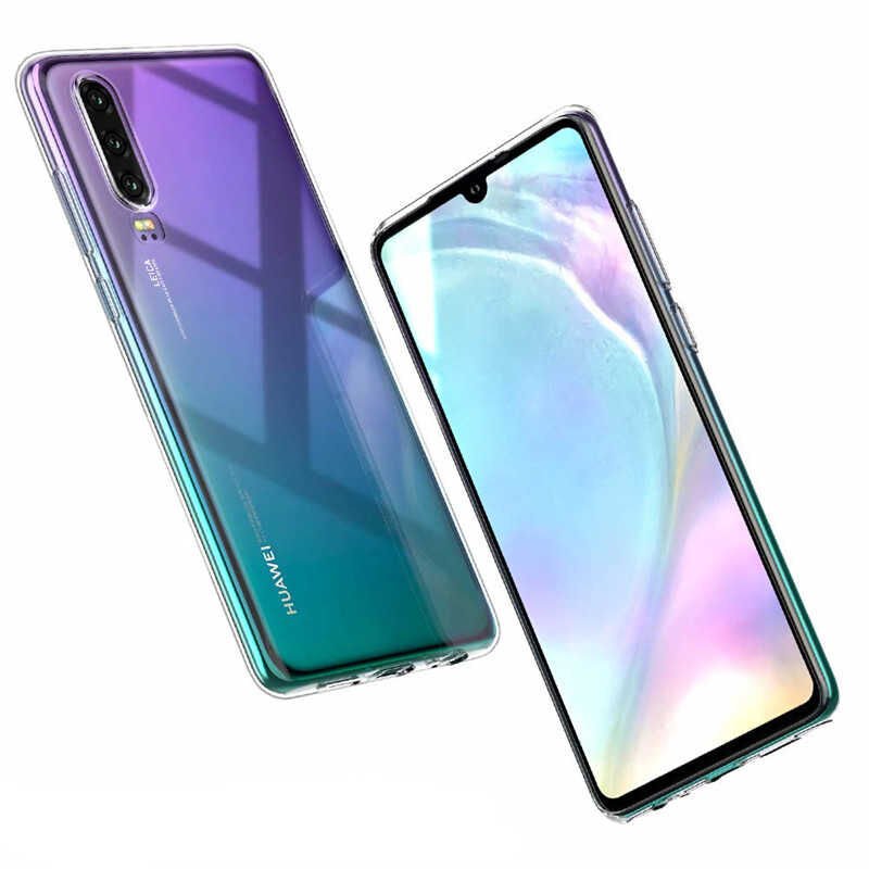 Huawei P30 Kılıf HEPTEKİLETİŞİM Süper Silikon Kapak