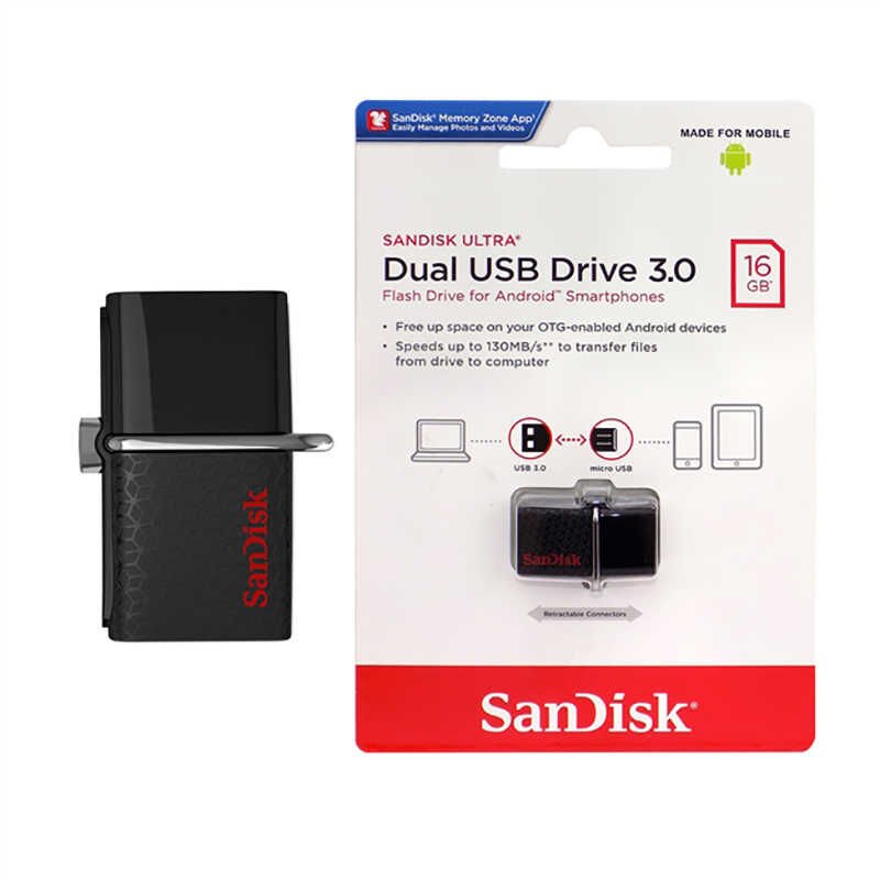 Sandisk Dual Drive 16 GB Micro OTG Flash Disk