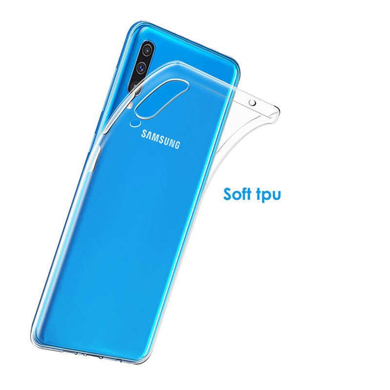 Samsung Galaxy A70 Kılıf HEPTEKİLETİŞİM Ultra İnce Silikon Kapak 0.2 mm