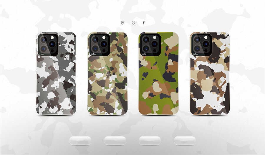 Apple iPhone 13 Pro Kılıf Kajsa Camo Kapak