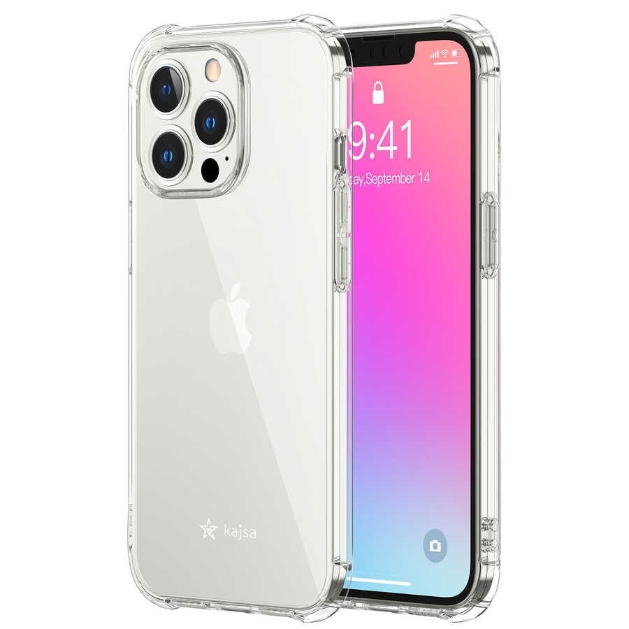 Apple iPhone 13 Pro Kılıf Kajsa Transparent Kapak