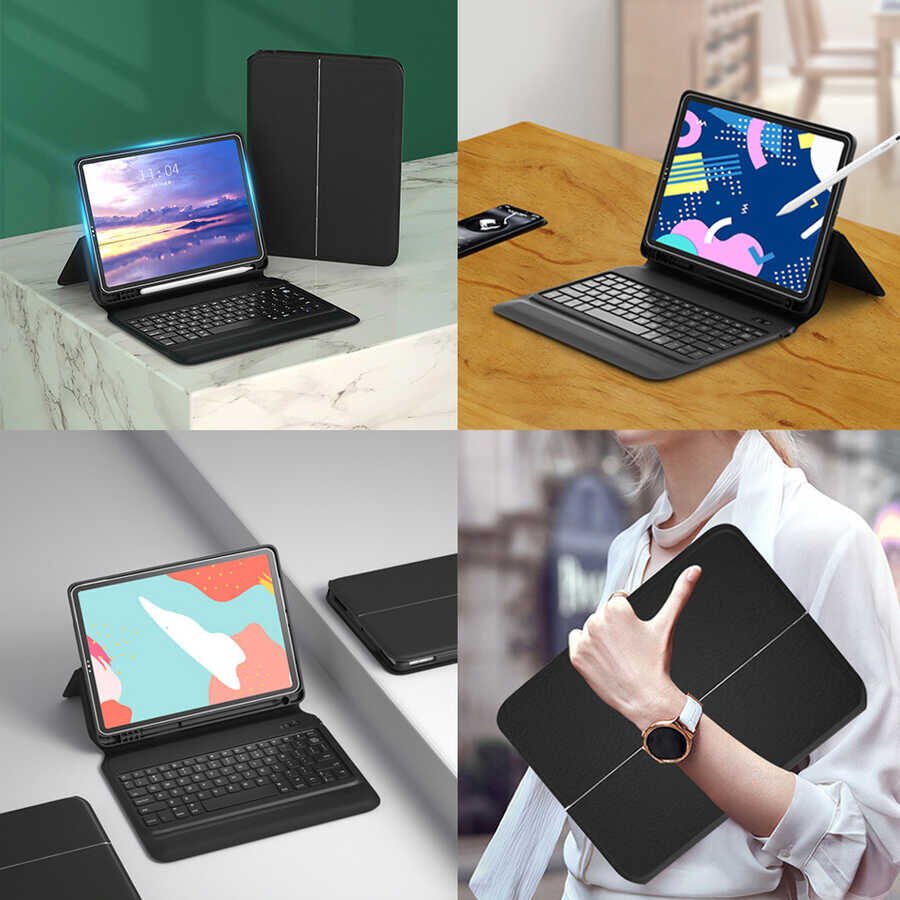 Wiwu Keyboard Folio Kablosuz Klavyeli Kılıf