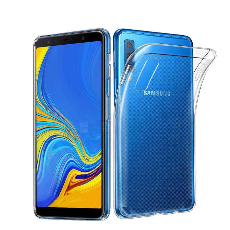 Samsung Galaxy A7 2018 Kılıf HEPTEKİLETİŞİM Süper Silikon Kapak