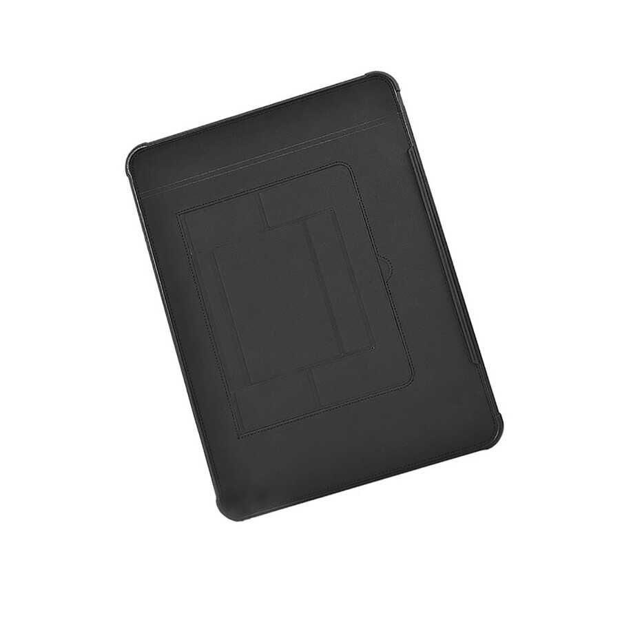 Apple Macbook 16.2' 2021 Wiwu Defender Stand Case Taşınabilir Standlı Magnetik PU Laptop Çantası