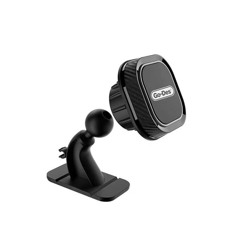 Go Des GD-HD668 Magnetik Araç Telefon Tutucu Siyah-Kırmızı