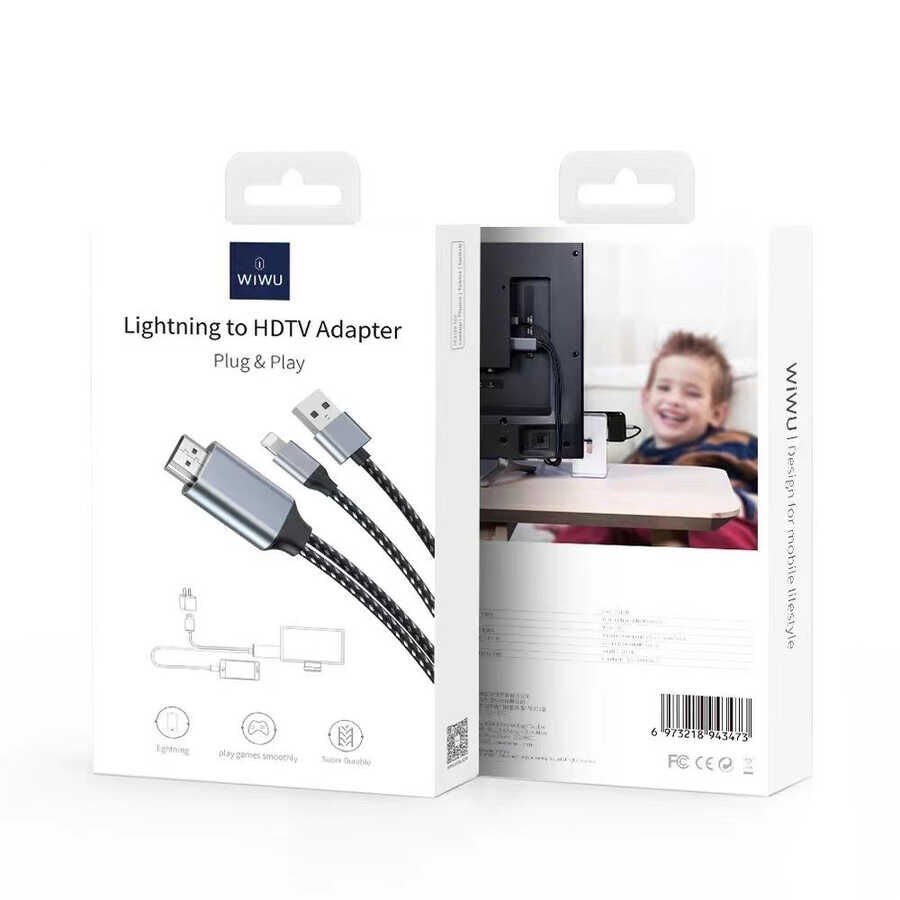 Wiwu X7L Lightning to HDMI Kablo